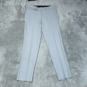 Kenneth Cole Men's 36 x 34 Slim Fit Dress Pants Gray a1863